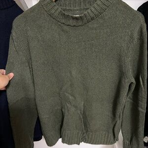 Outerknown Roma sweater, forest green, M